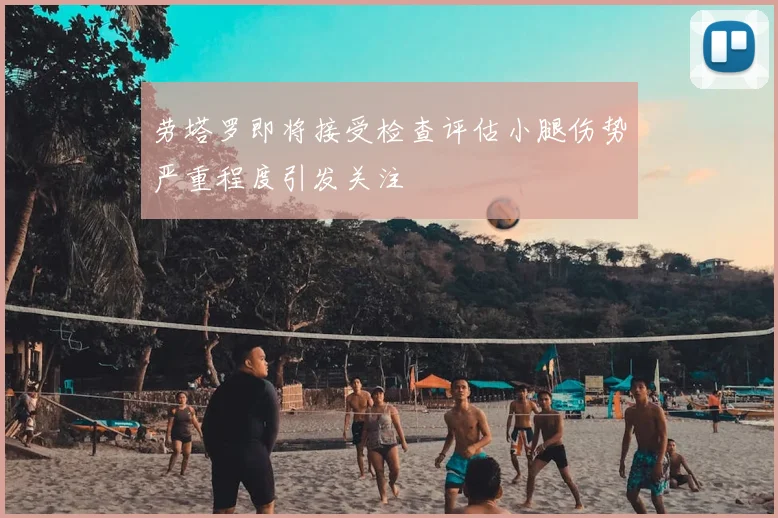 劳塔罗即将接受检查评估小腿伤势严重程度引发关注