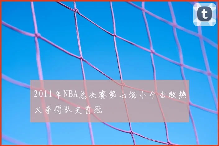 2011年NBA总决赛第七场小牛击败热火夺得队史首冠