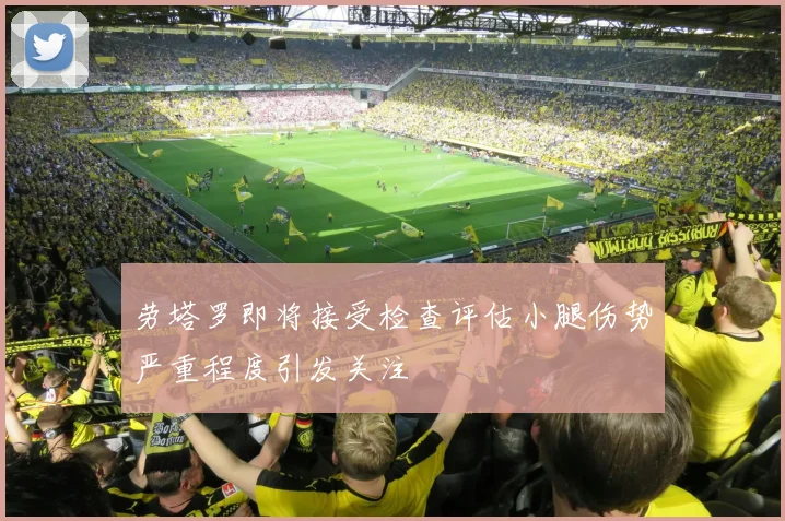 劳塔罗即将接受检查评估小腿伤势严重程度引发关注