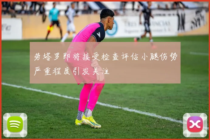 劳塔罗即将接受检查评估小腿伤势严重程度引发关注