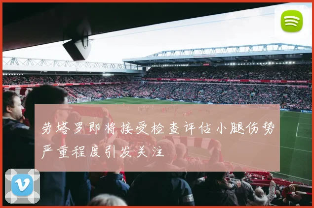 劳塔罗即将接受检查评估小腿伤势严重程度引发关注