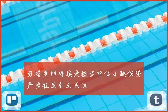劳塔罗即将接受检查评估小腿伤势严重程度引发关注